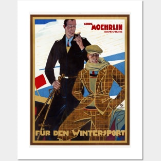 Für den Wintersport Germany Vintage Poster Posters and Art